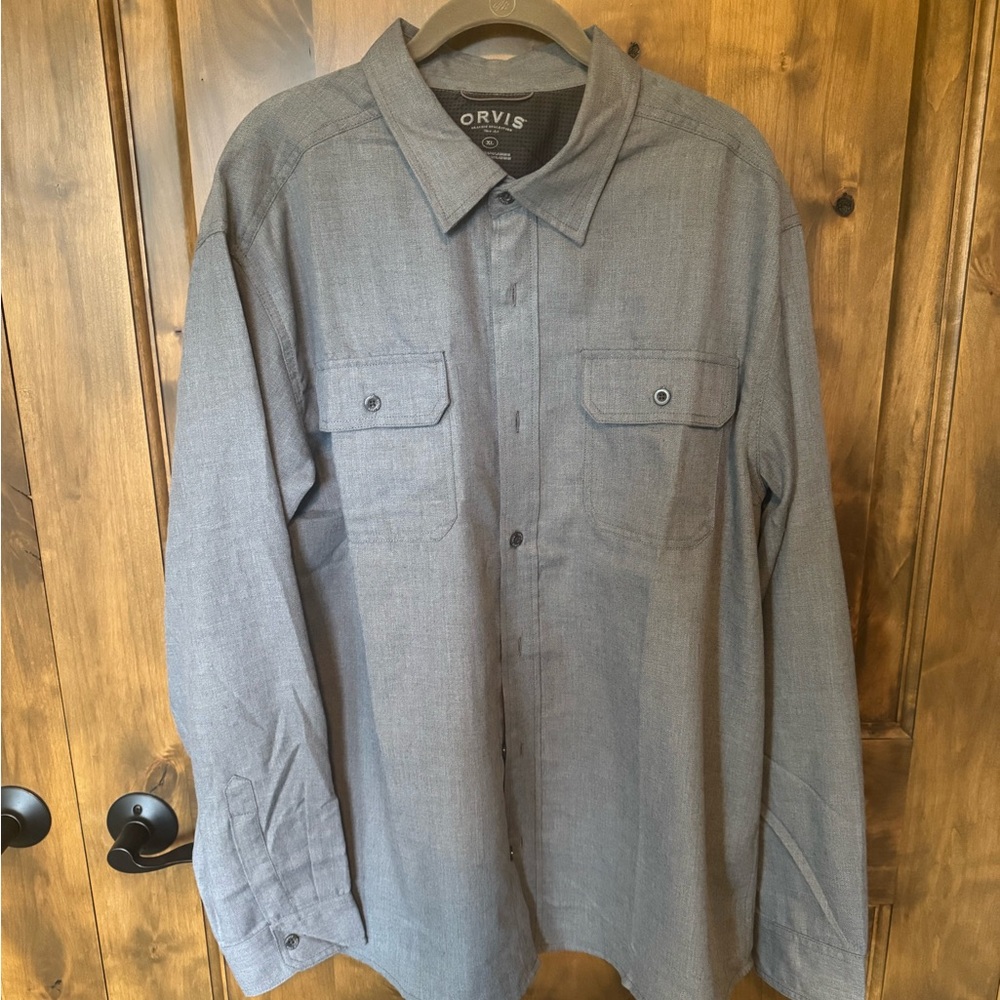 Orvis Classic Collection Gray Shirt- never worn - XL